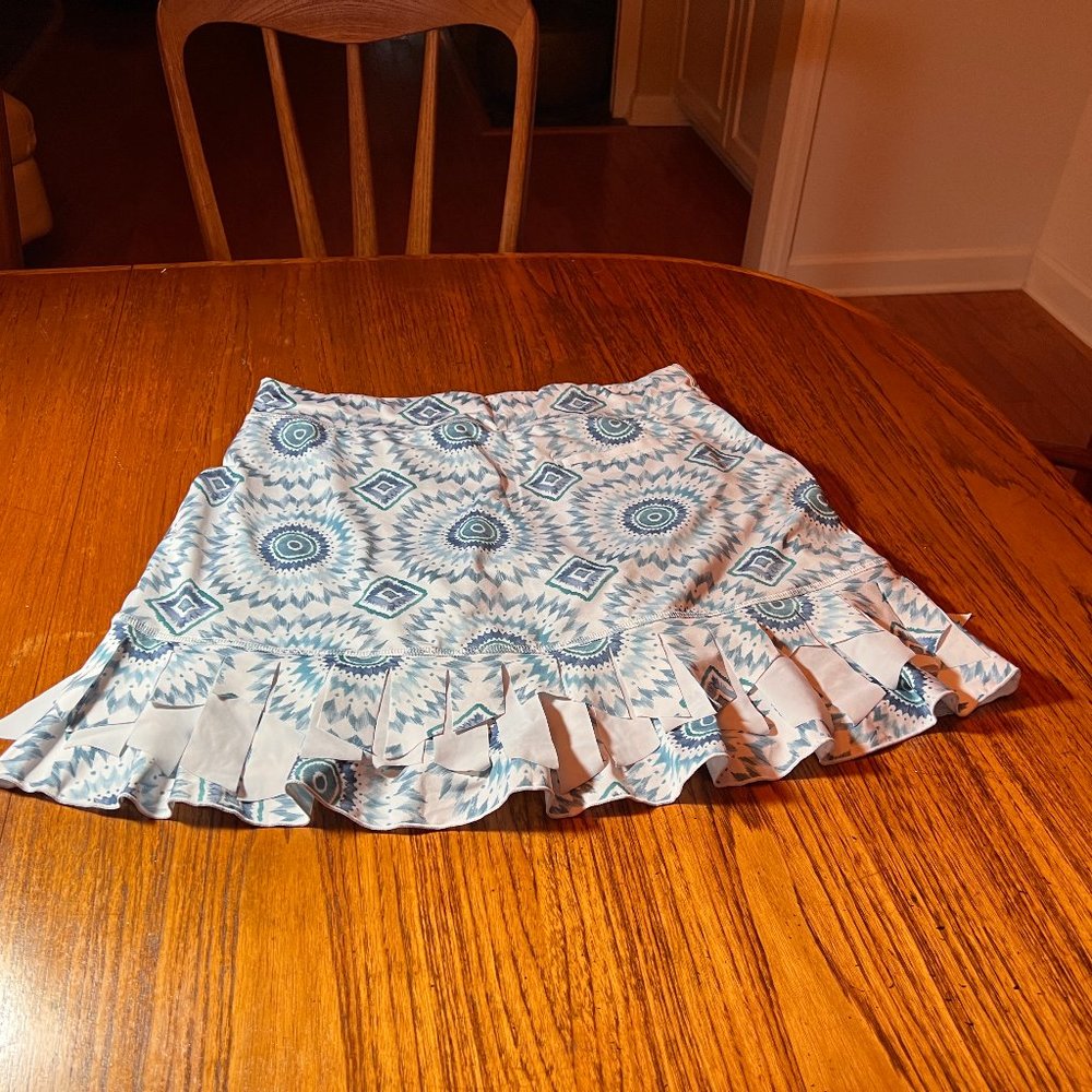 Sofibella Medium Skort White And Blue Tennis Golf - image 1